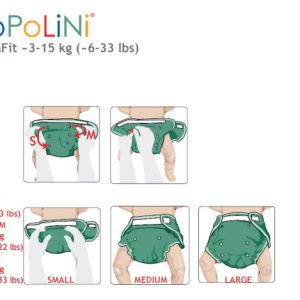 Υφασμάτινες πάνες σετ Χ 10, Ultrafit Organic Soft – Popolini