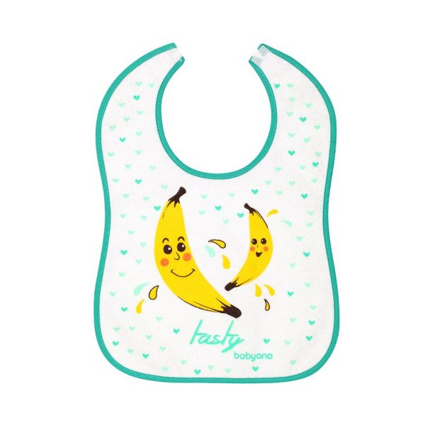 Σαλιάρα αδιάβροχη, 9+μηνών - BabyOno-Μπανάνες