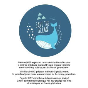 Ισοθερμική τσάντα από ανακυκλωμένα μπουκάλια, Save the Ocean – Miquelrius