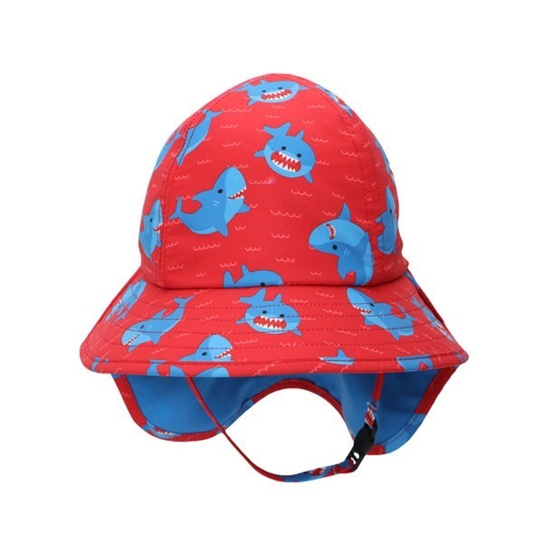 Αντηλιακό καπέλο Cape UPF 50+, Shark - Zoocchini