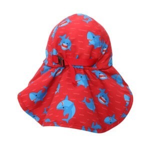 Αντηλιακό καπέλο Cape UPF 50+, Shark – Zoocchini