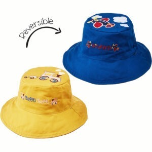 Καπέλο διπλής όψης, αντηλιακό UPF 50+Plane/Train – FlapJackKids
