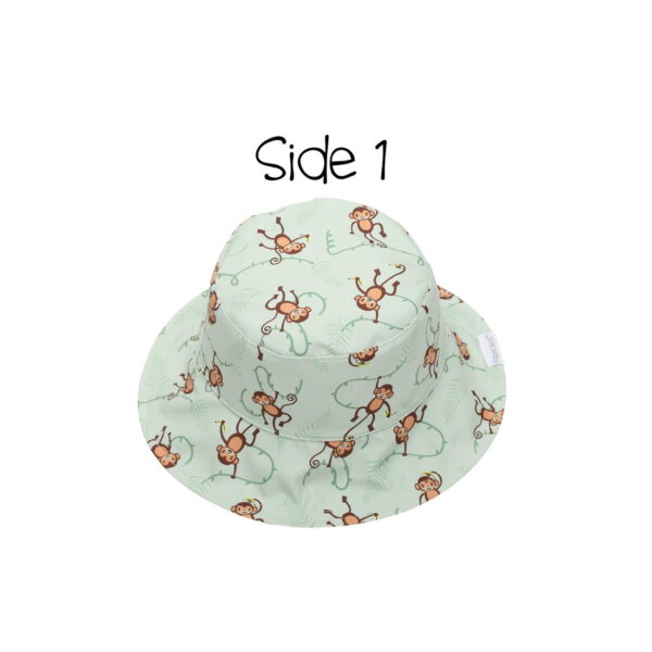 Καπέλο αντηλιακό διπλής όψης UPF 50+ Monkey/Lion - FlapJackKids